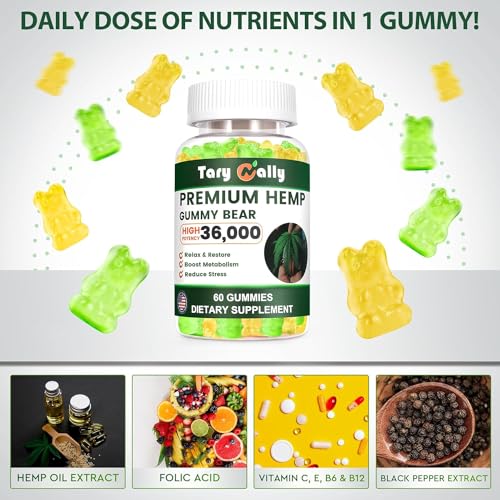 High Potency Tary Nally Hemp Gummies for Relaxation
