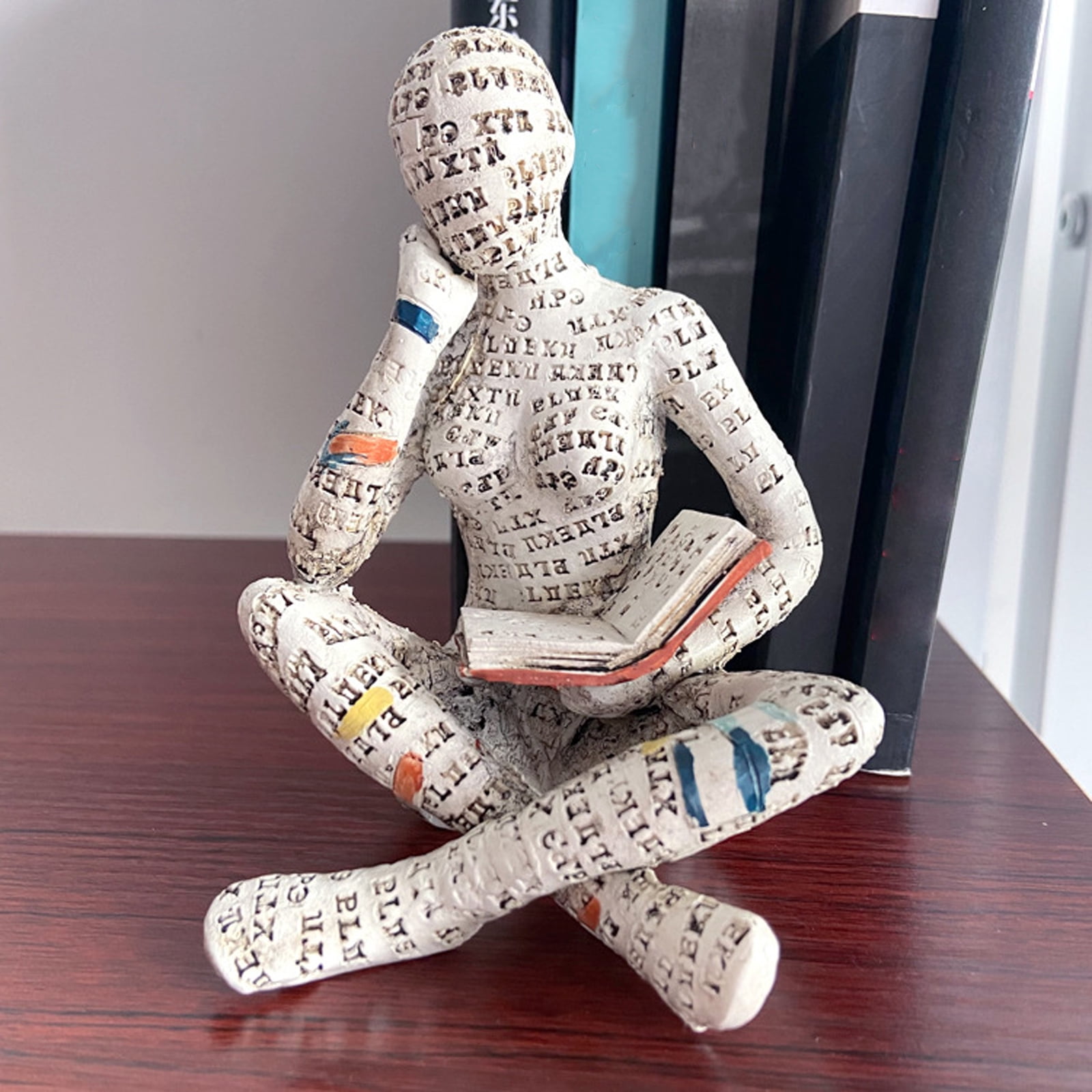 Abstract Women Figurine Thinker Statue for Home Decor