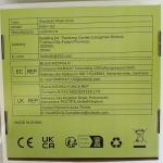 12 Inch Silent Wall Clock in Golden Green