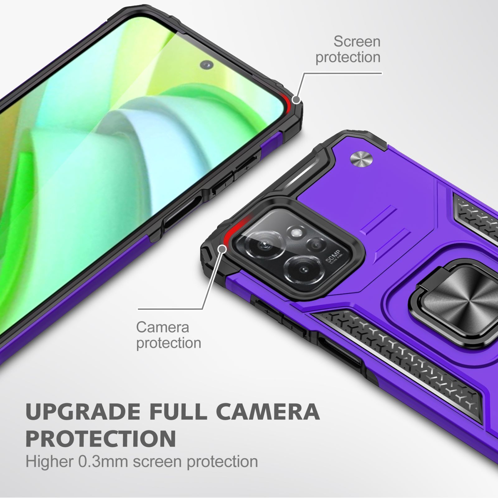 Motorola Moto G Pure/Power 5G Case & Glass