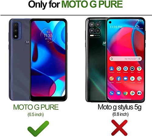 Motorola Moto G Pure Case with Glitter Design