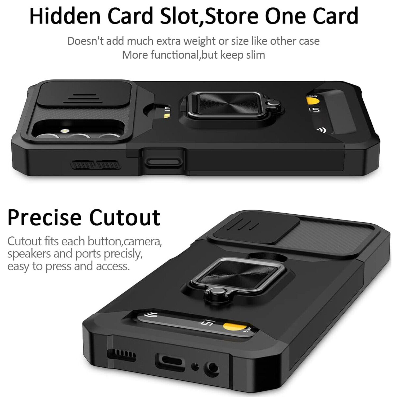 Motorola Moto G Play 2023 Heavy Duty Case Bundle