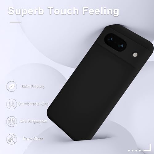 Google Pixel 8a Silicone Case with Screen Protector