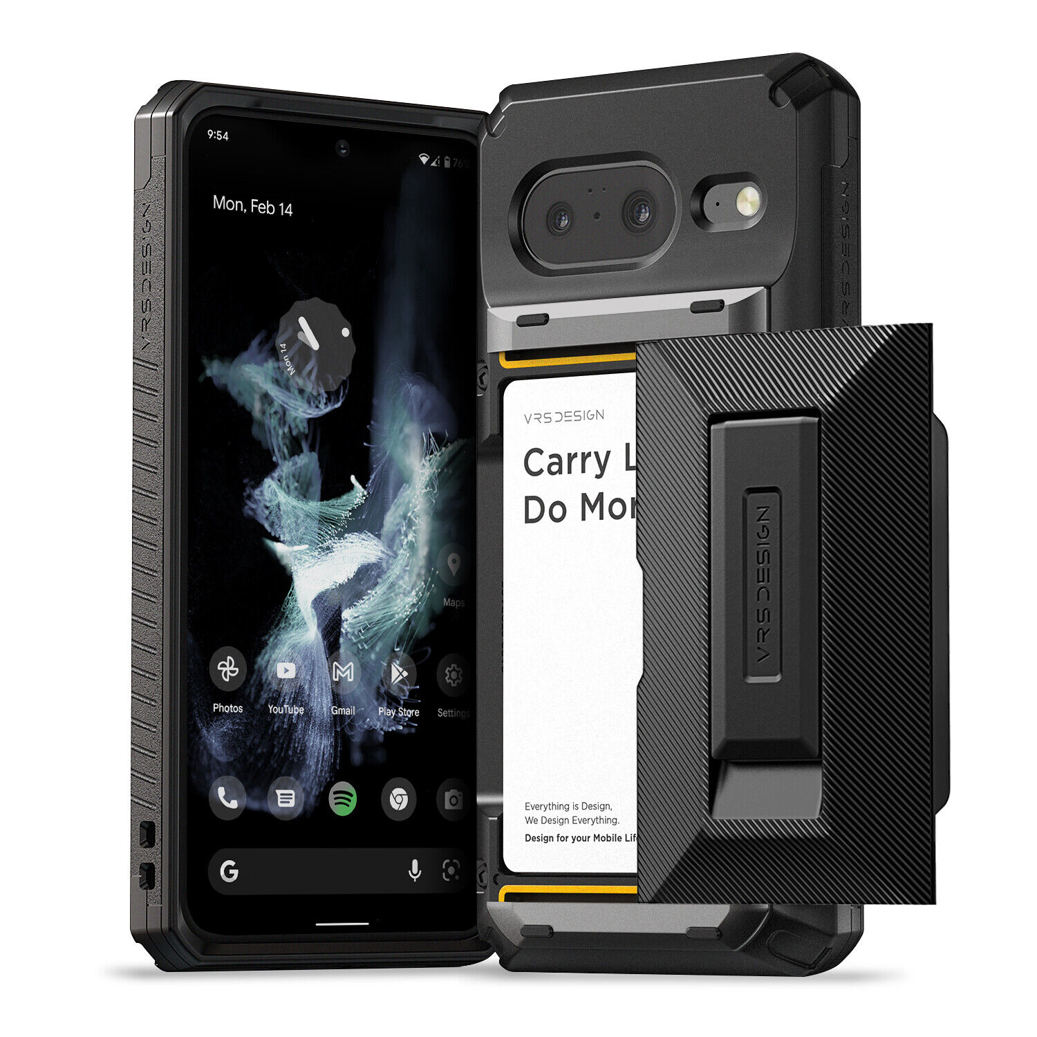 VRS Wallet Cover Kickstand for Google Pixel 8 / 8 Pro