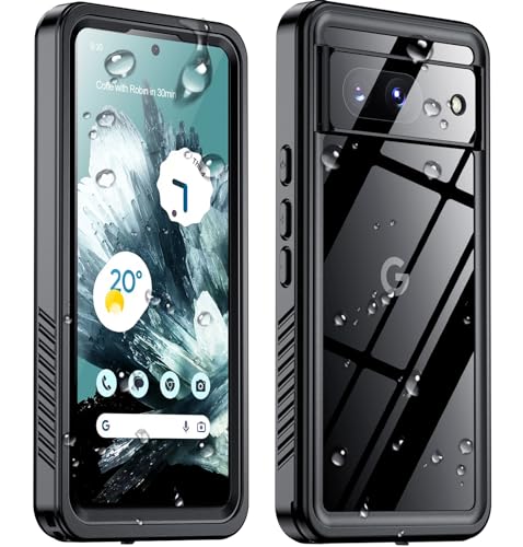 Google Pixel 8 Waterproof Heavy Duty Phone Case Black