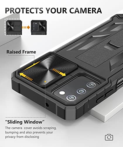 Samsung Galaxy A03s Military Grade Protective Case with Kickstand