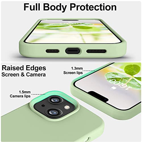 Vooii Silicone iPhone 14 Case - Matcha Green