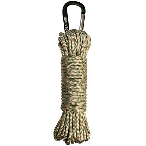 550 Paracord with Carabiner – 30 ft Camo Utility