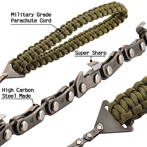 Pocket Chainsaw with Paracord Handle – 36 Inches