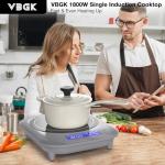 VBGK 1800W Single Burner Induction Cooktop