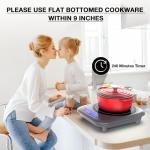 VBGK 1800W Single Burner Induction Cooktop