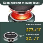 Abangdun 1700W Induction Wok Cooktop Burner