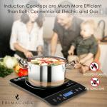 PrimaCook Portable Induction Cooktop - Single Burner