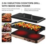 Rose Gold 2 Burner Portable Induction Cooktop
