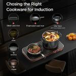 Rose Gold 2 Burner Portable Induction Cooktop