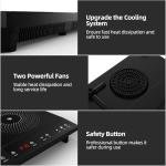 Waatfeet Portable Double Induction Cooktop with Timer