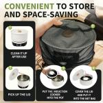 Portable 2-Qt Induction Cooktop - Fast Heating Mini Cooker