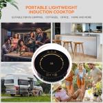 Portable 500W Induction Cooktop for Small Spaces