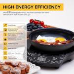 Nuwave Diamond Induction Cooktop with Adjustable Temps