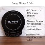 Nuwave Diamond Induction Cooktop with Adjustable Temps