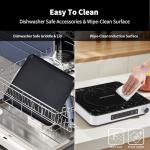 Cooktron 2-in-1 Portable Induction Cooktop and Grill