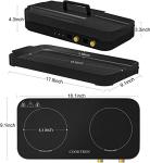 Cooktron 2 Burner Portable Induction Cooktop