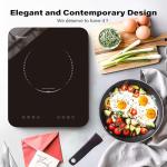 GIONIEN 1200W Portable Induction Cooktop Burner