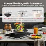 GIONIEN 1200W Portable Induction Cooktop Burner