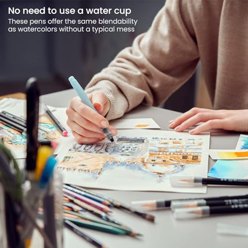 Arteza 48-Color Real Brush Marker Set