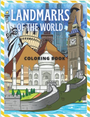 World Landmarks Coloring Book