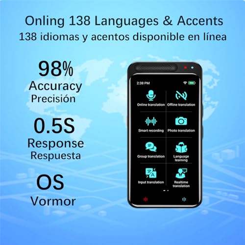 Angok AI Language Translator with Voice and Recorder