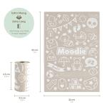 Moodie Teddy Bear Diaper Bag Dispenser (Pink)