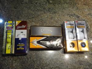 Mixed Golf Ball 3-Pack Set: ProV1, Srixon, Callaway