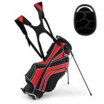 Lightweight Red Golf Stand Bag with 6 Dividers