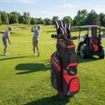 Molded Lock Top Golf Cart Bag with 14 Dividers