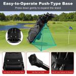 Lightweight Golf Stand Bag with 6 Dividers & 8 Pockets