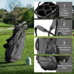 KVV Lightweight Golf Stand Bag with 7 Dividers