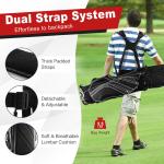 Lightweight Golf Stand Bag with 6 Dividers & 8 Pockets