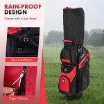 Molded Lock Top Golf Cart Bag with 14 Dividers