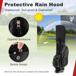 Lightweight Golf Stand Bag with 6 Dividers & 8 Pockets