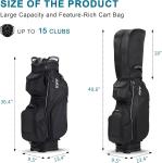 KVV Premium Silent Golf Cart Organizer Bag