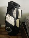 Ghost Golf Cart Bag - Black & White, 14-Way Divider