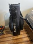 Ghost Golf Cart Bag - Black & White, 14-Way Divider