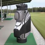 Premium 14-Way Golf Cart Bag with Rain Hood