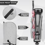 LOVACE Lightweight 14-Way Golf Stand Bag