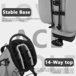 LOVACE Lightweight 14-Way Golf Stand Bag
