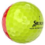 Srixon Q-Star Tour 6 Golf Balls - Yellow/Red