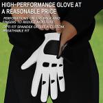 FINGER TEN Men’s Golf Gloves with Ball Marker