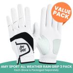 Men's Right-Hand Golf Gloves - 1 or 3 Pack