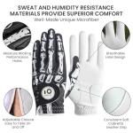 FINGER TEN Colorful Golf Gloves for Men